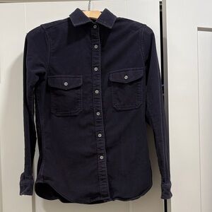 Filson 100% Cotton Navy Button Down Shirt—GREAT!! Soft & Flannel Feeling—EUC—XS